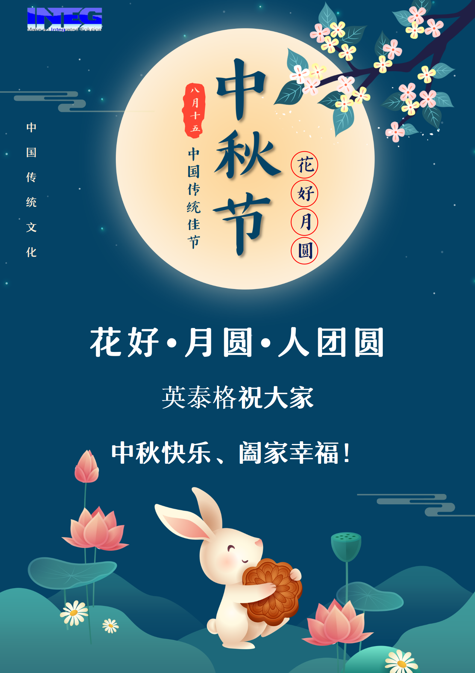 英泰格祝大家中秋節(jié)快樂(lè)！